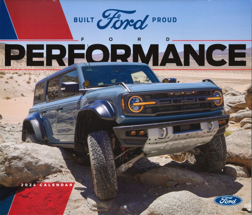 2024 Ford Performance Monthly Calendar