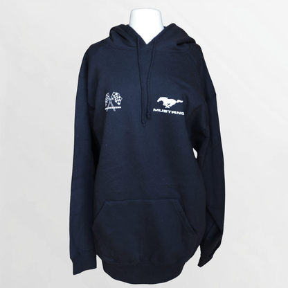 Black Mustang Unleashed Fleece Hoodie - Ford Show Parts