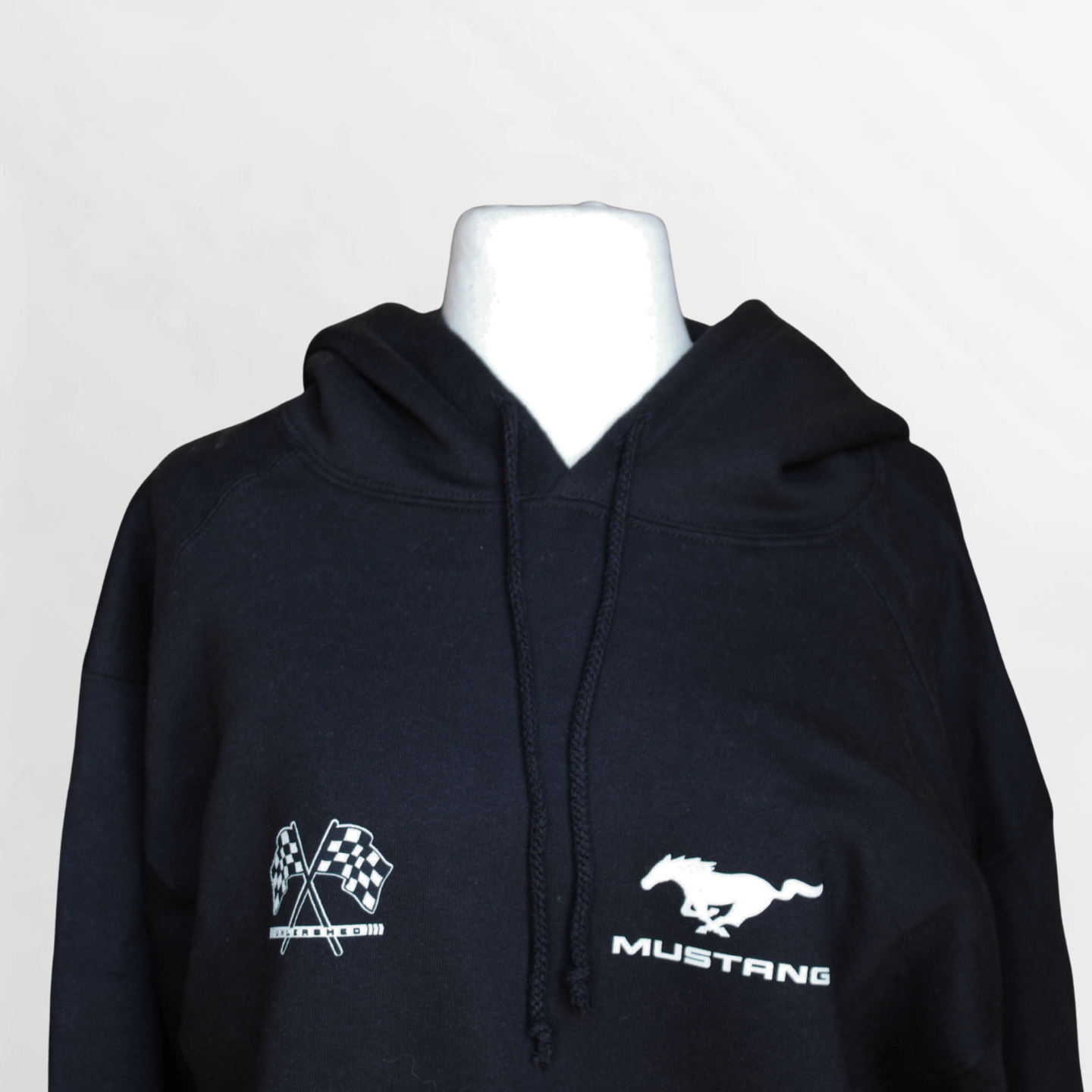 Black Mustang Unleashed Fleece Hoodie - Ford Show Parts