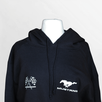Black Mustang Unleashed Fleece Hoodie - Ford Show Parts