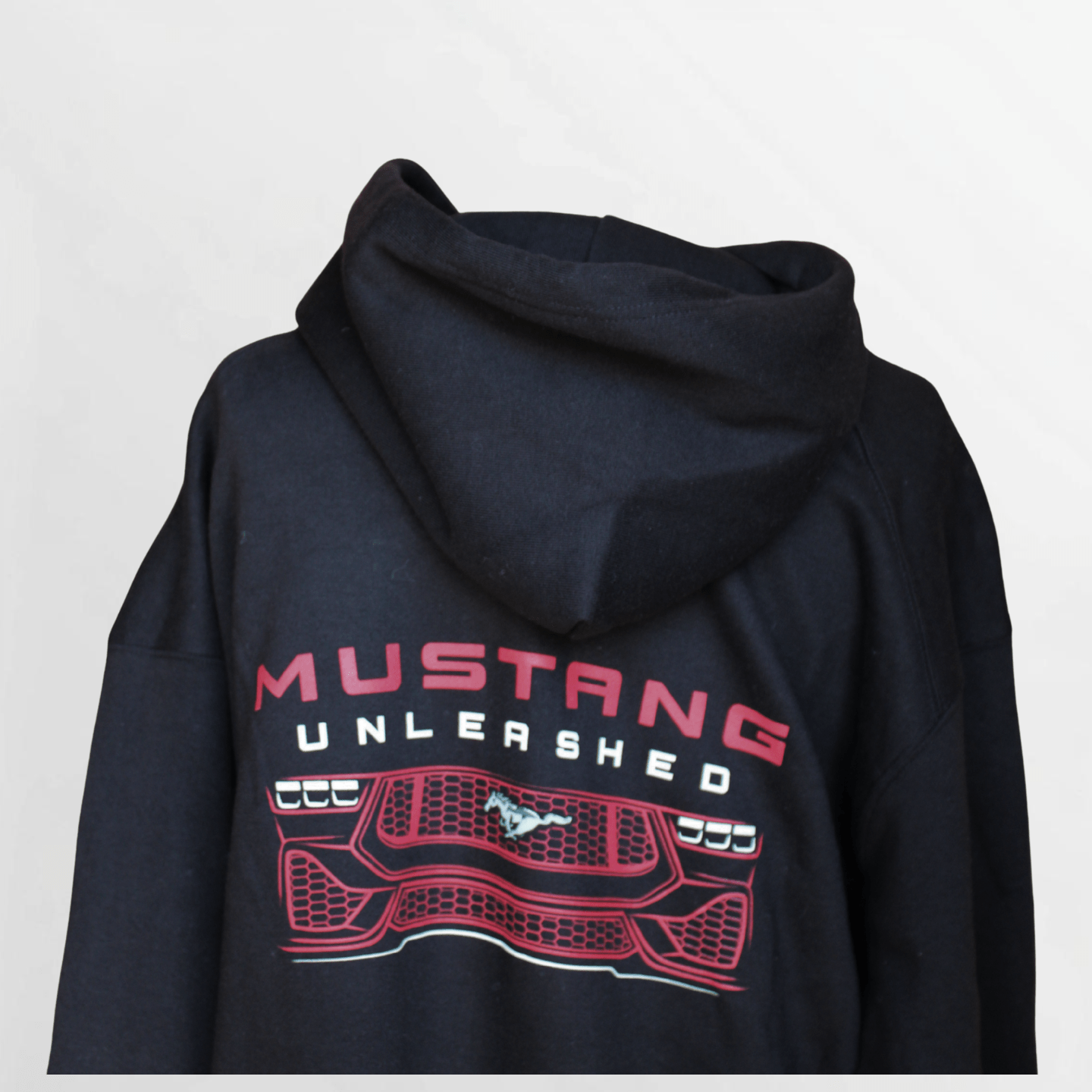 Black Mustang Unleashed Fleece Hoodie - Ford Show Parts