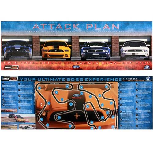 BOSS 302 Track Map Poster - Ford Show Parts