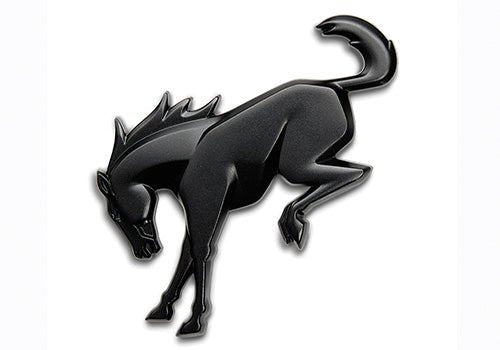 BRONCO REAR EMBLEM - MATTE BLACK - Ford Show Parts