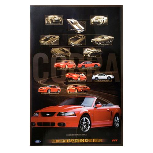 Cobra Family Tree Poster - Ford Show Parts