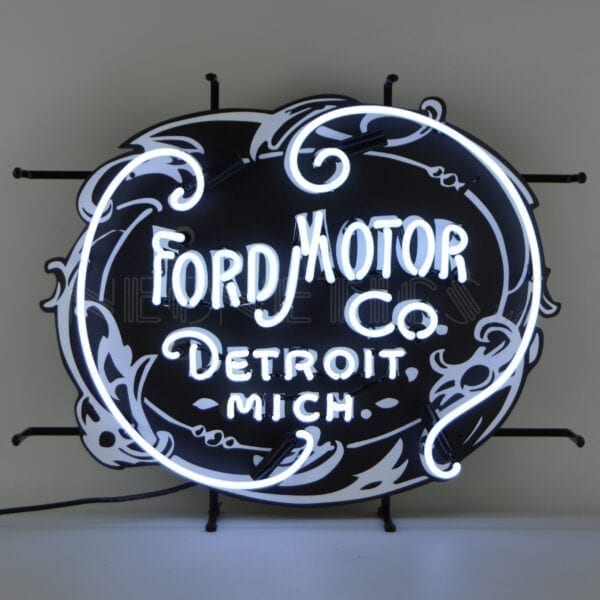 Ford Motor Company 1903 Heritage Emblem Neon Sign - Ford Show Parts