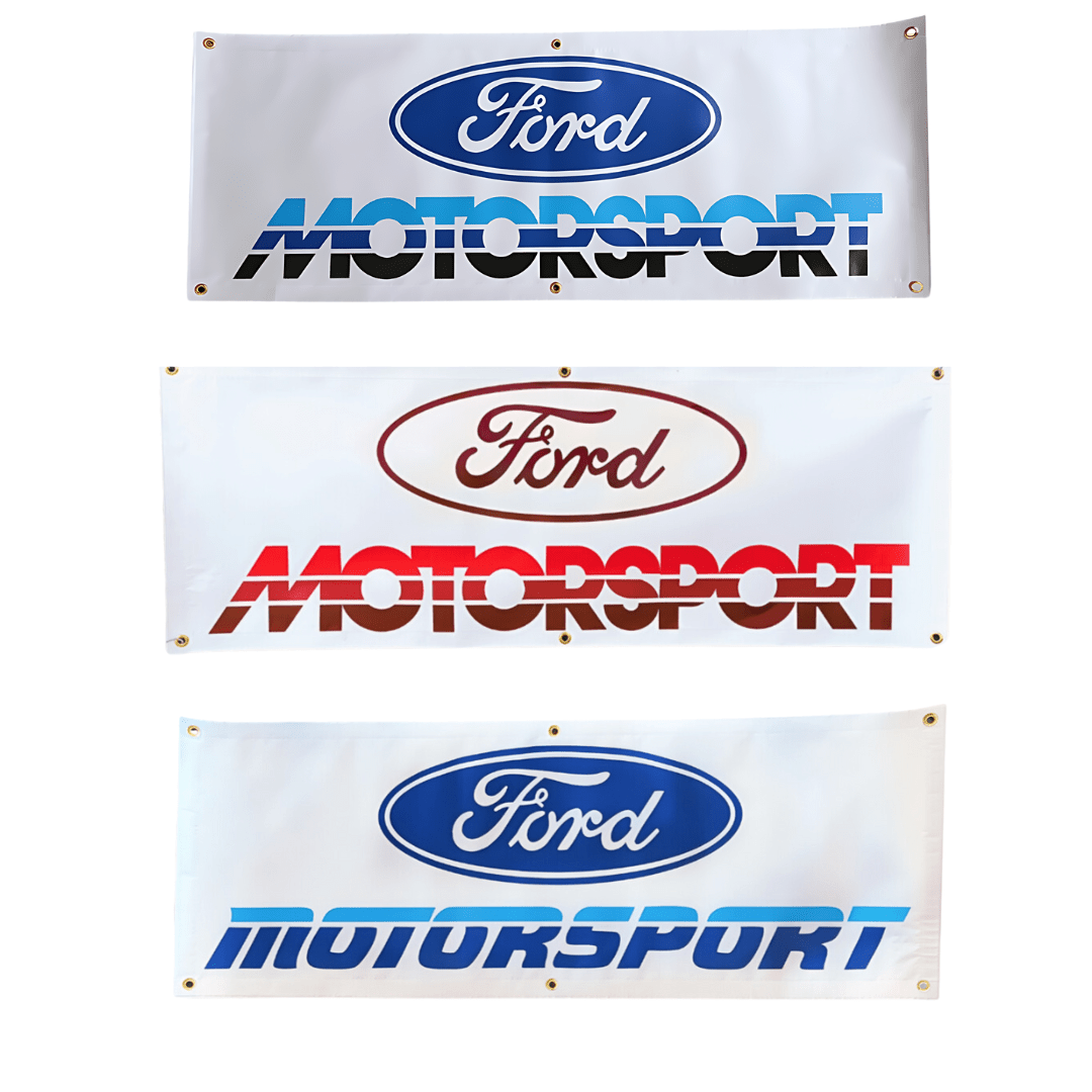 Ford Motorsport Vinyl Banners - Ford Show Parts