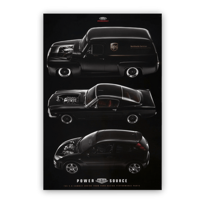 Ford Racing 5.0 Cammer Poster - Ford Show Parts