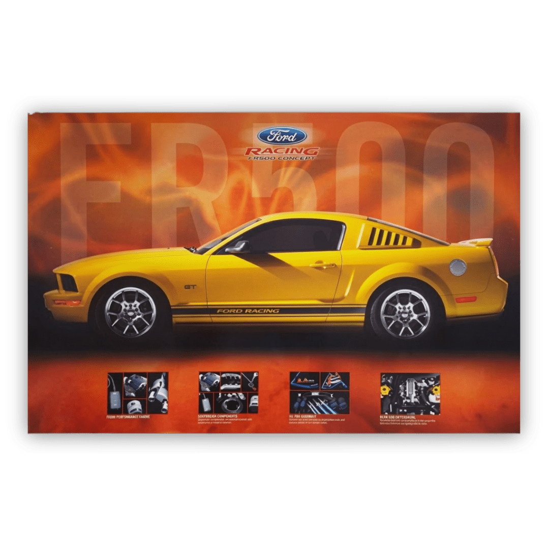 Ford Racing FR500 2 - Sided Poster - Ford Show Parts