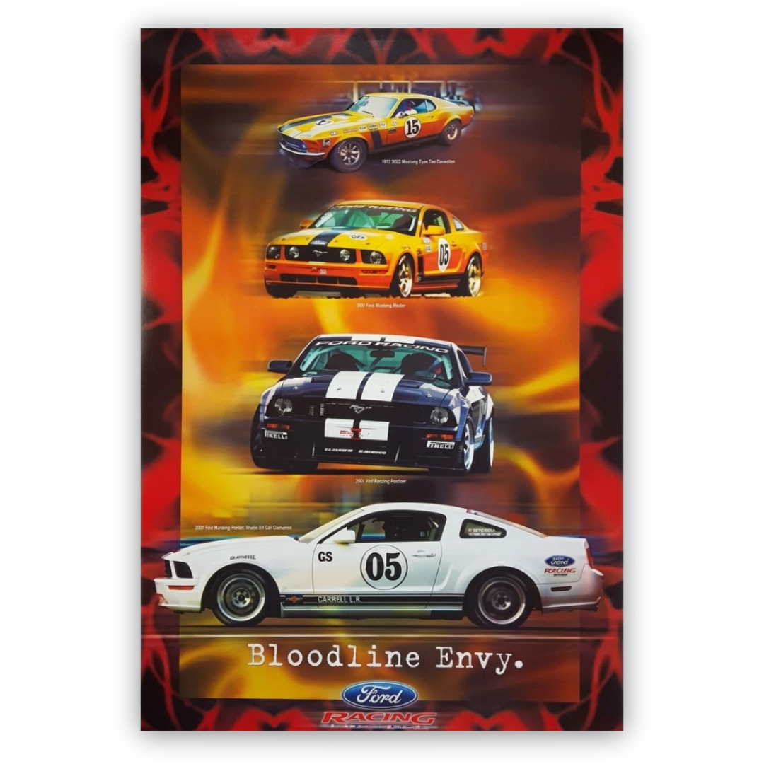 Ford Racing FR500 2 - Sided Poster - Ford Show Parts