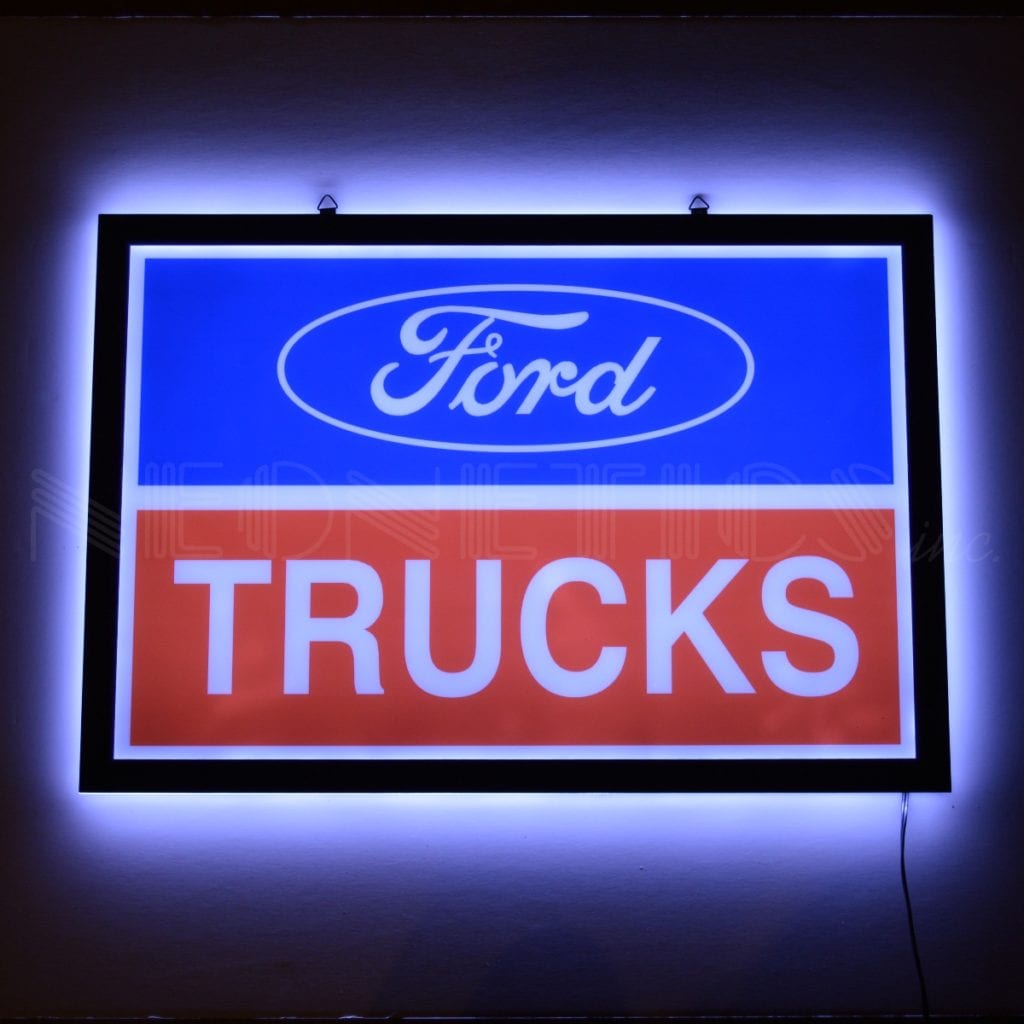 Ford Trucks Slim Line LED Sign - Ford Show Parts
