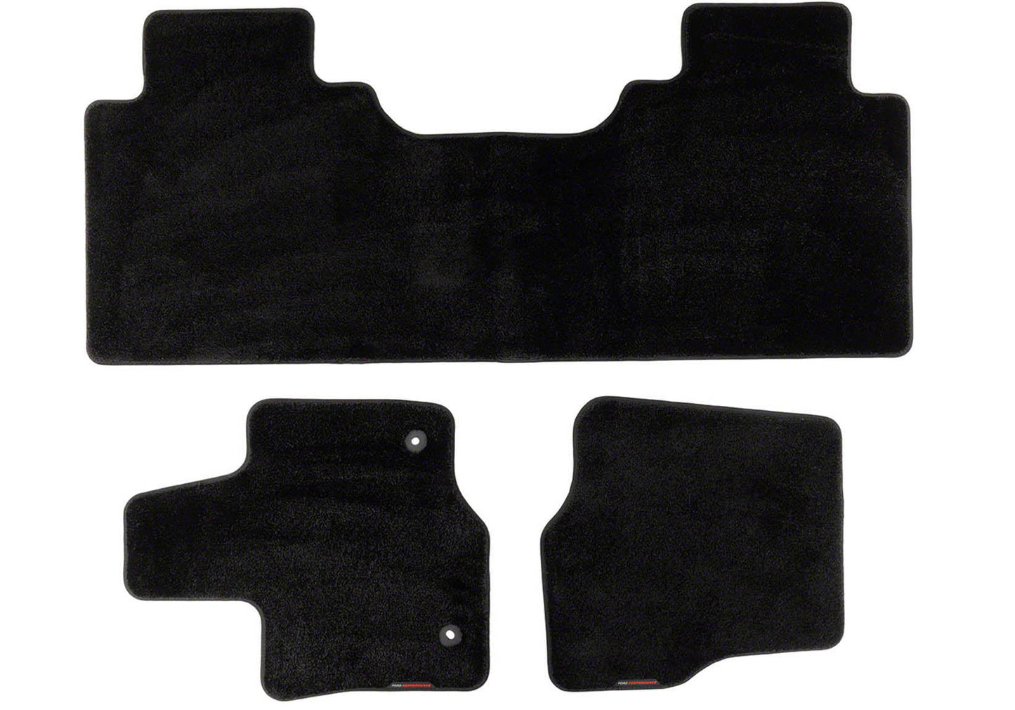 FPP F - 150 PREM 60OZ FLOOR MAT SET - BLK - Ford Show Parts
