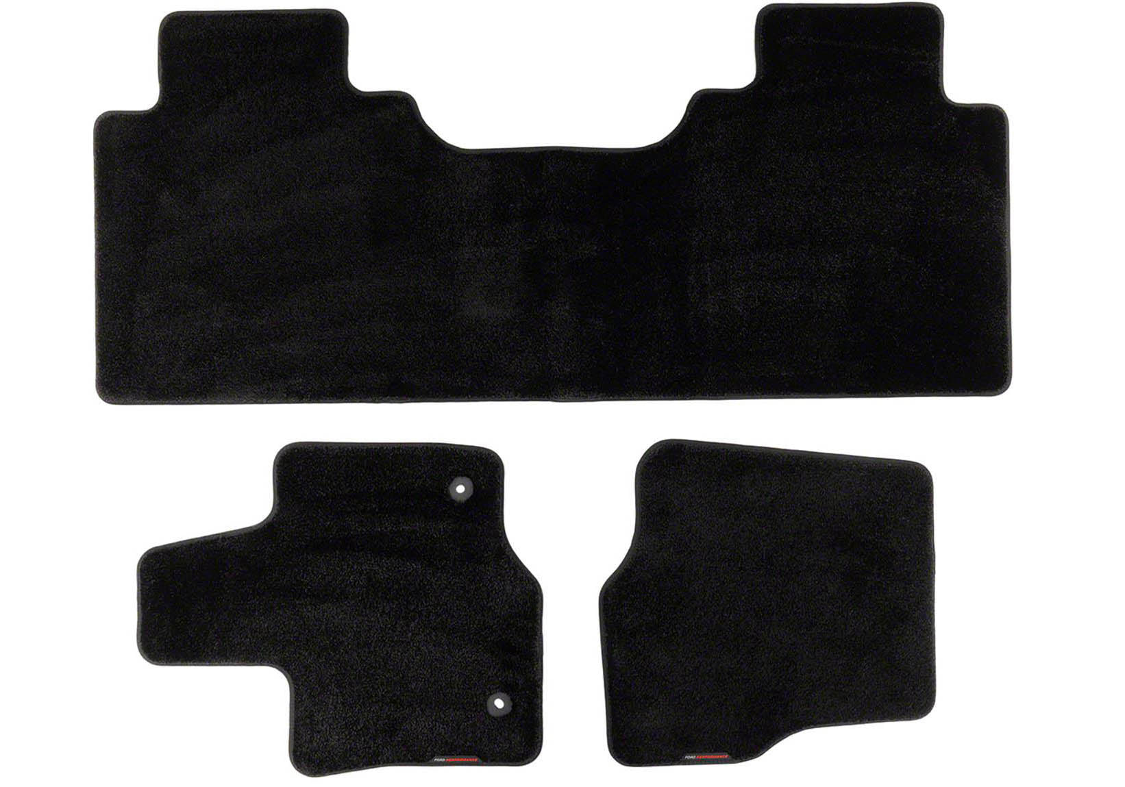 FPP F - 150 PREM 60OZ FLOOR MAT SET - BLK - Ford Show Parts