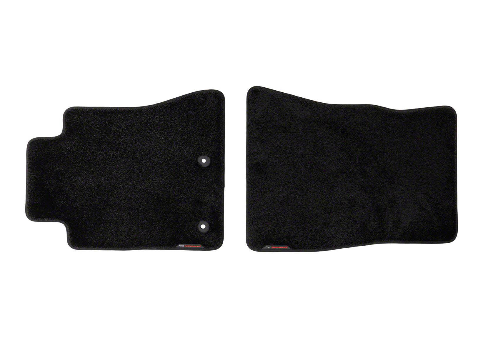 FPP MUSTANG PREM FLOOR MAT SET - 60oz - BLK - Ford Show Parts