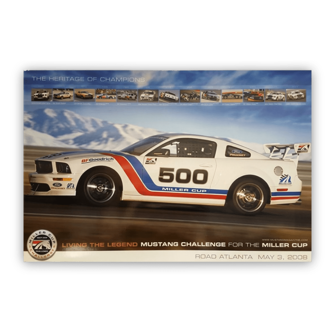 FR500 Mustang Challenge Poster - Ford Show Parts