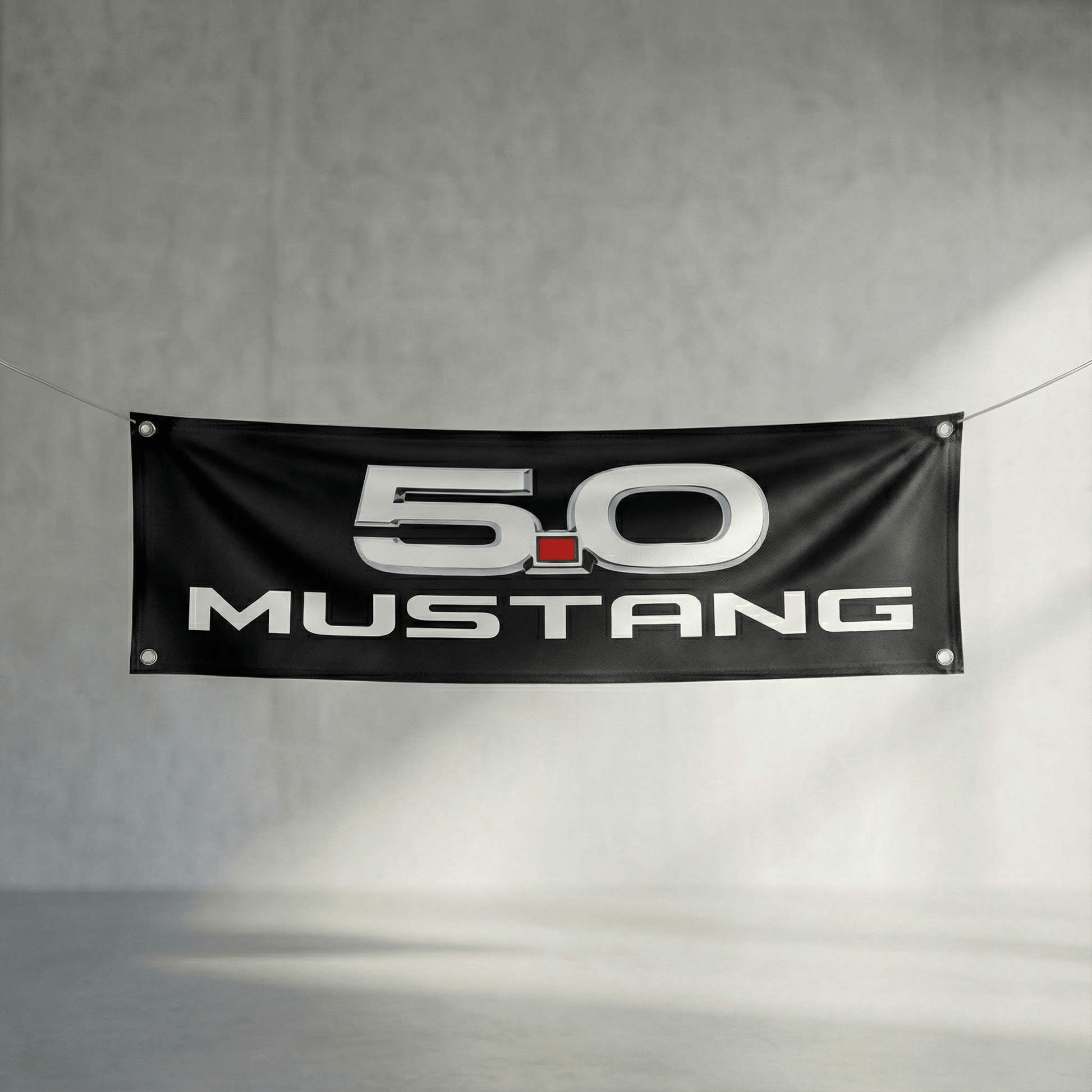 Mustang 5.0 Fabric Show Banner - Ford Show Parts