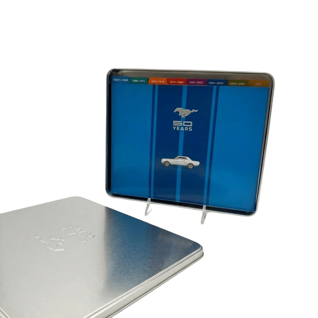 Mustang 50 Years Tin Collector Set - Ford Show Parts