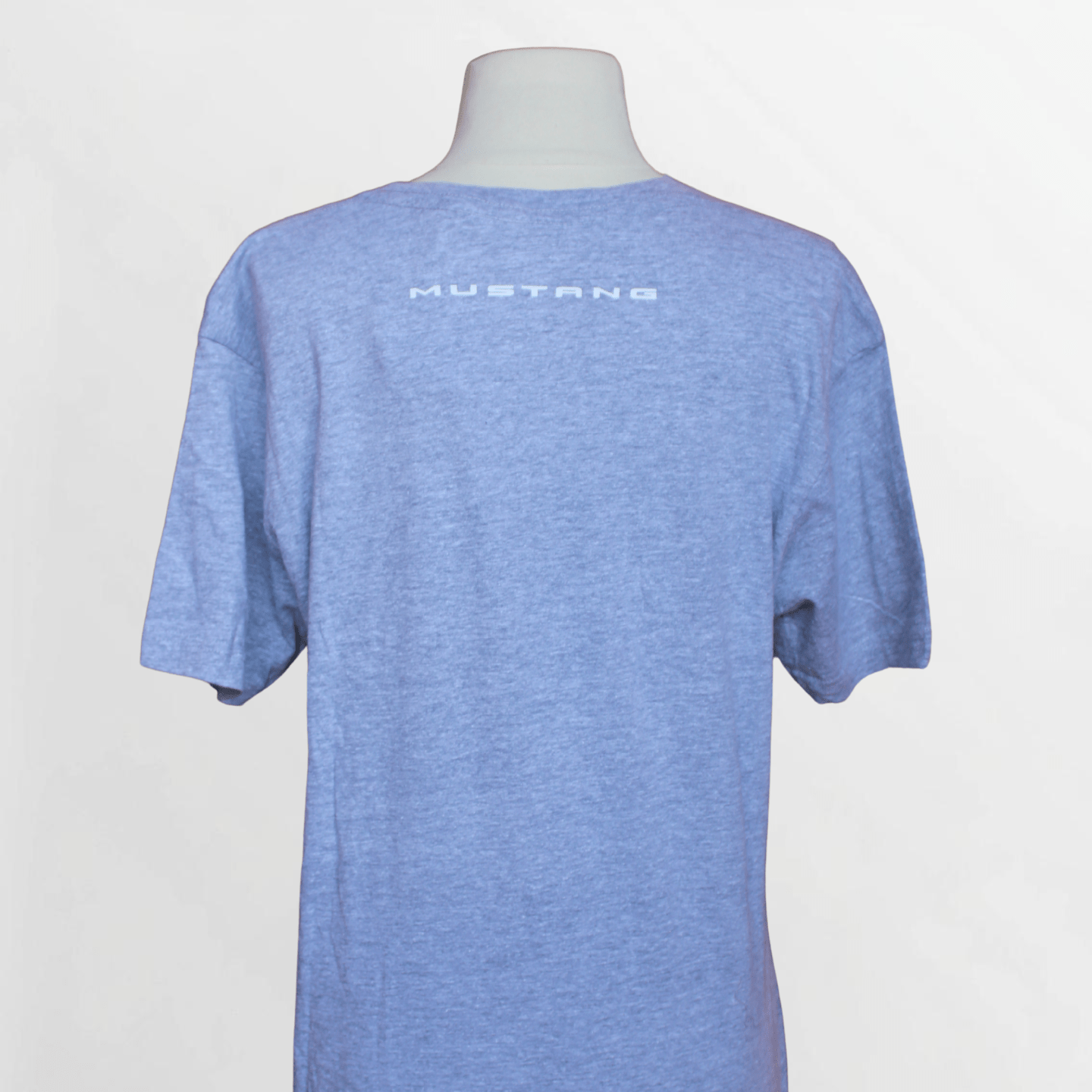 Mustang Charcoal Grey Tri - Bar Logo Tee - Ford Show Parts