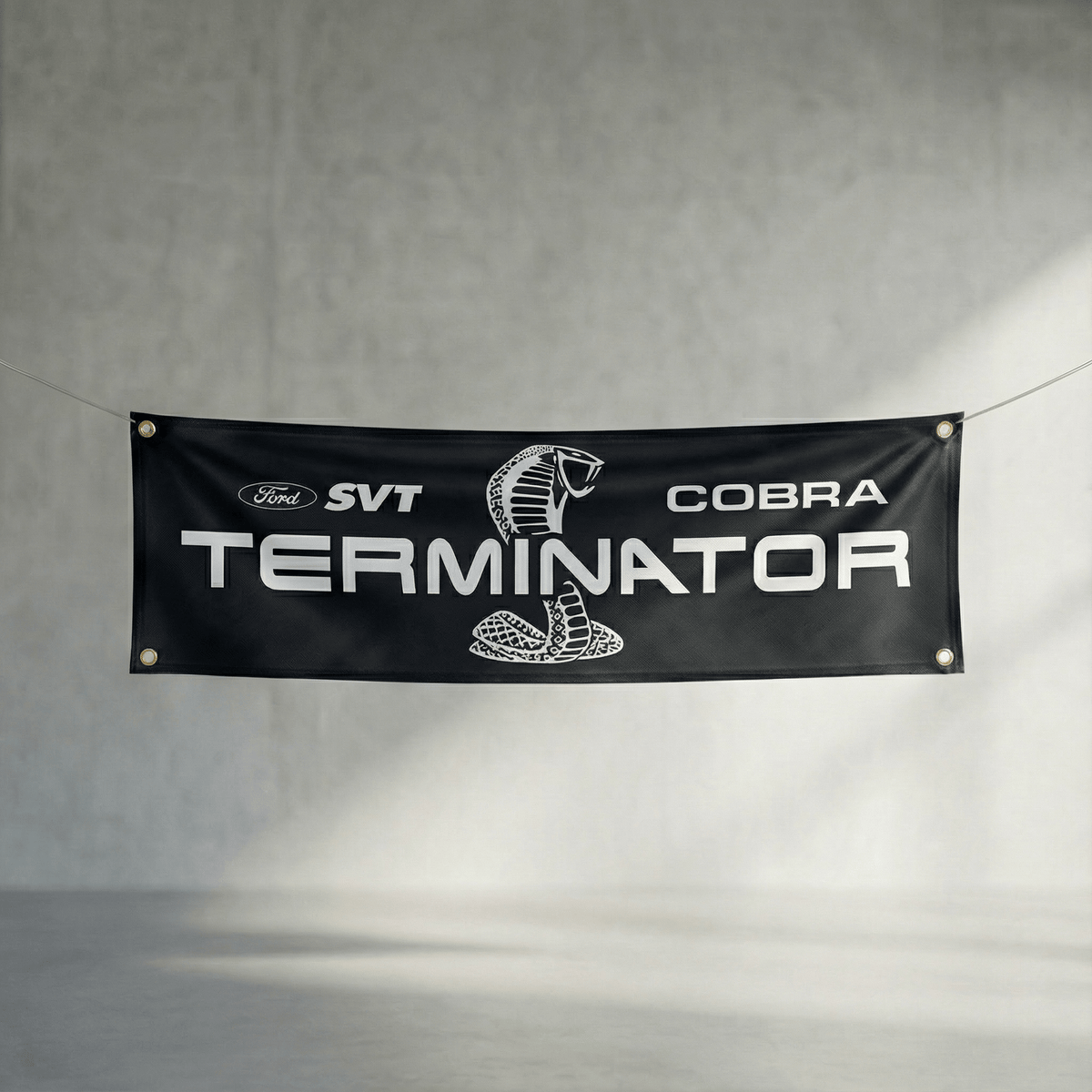 Ford Show Parts | Mustang SVT Cobra Terminator Fabric Banner