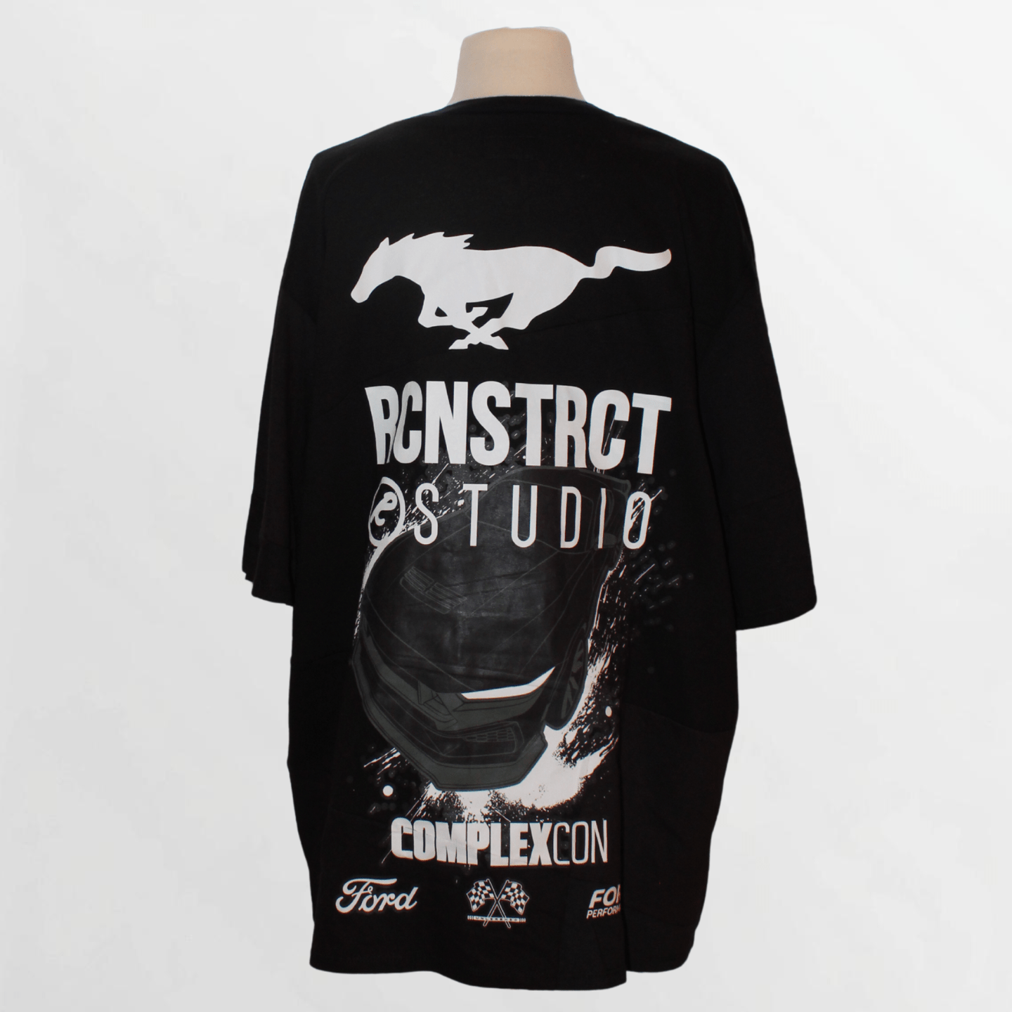 Mustang RCNSTRCT ComplexCon Black Tee - Ford Show Parts