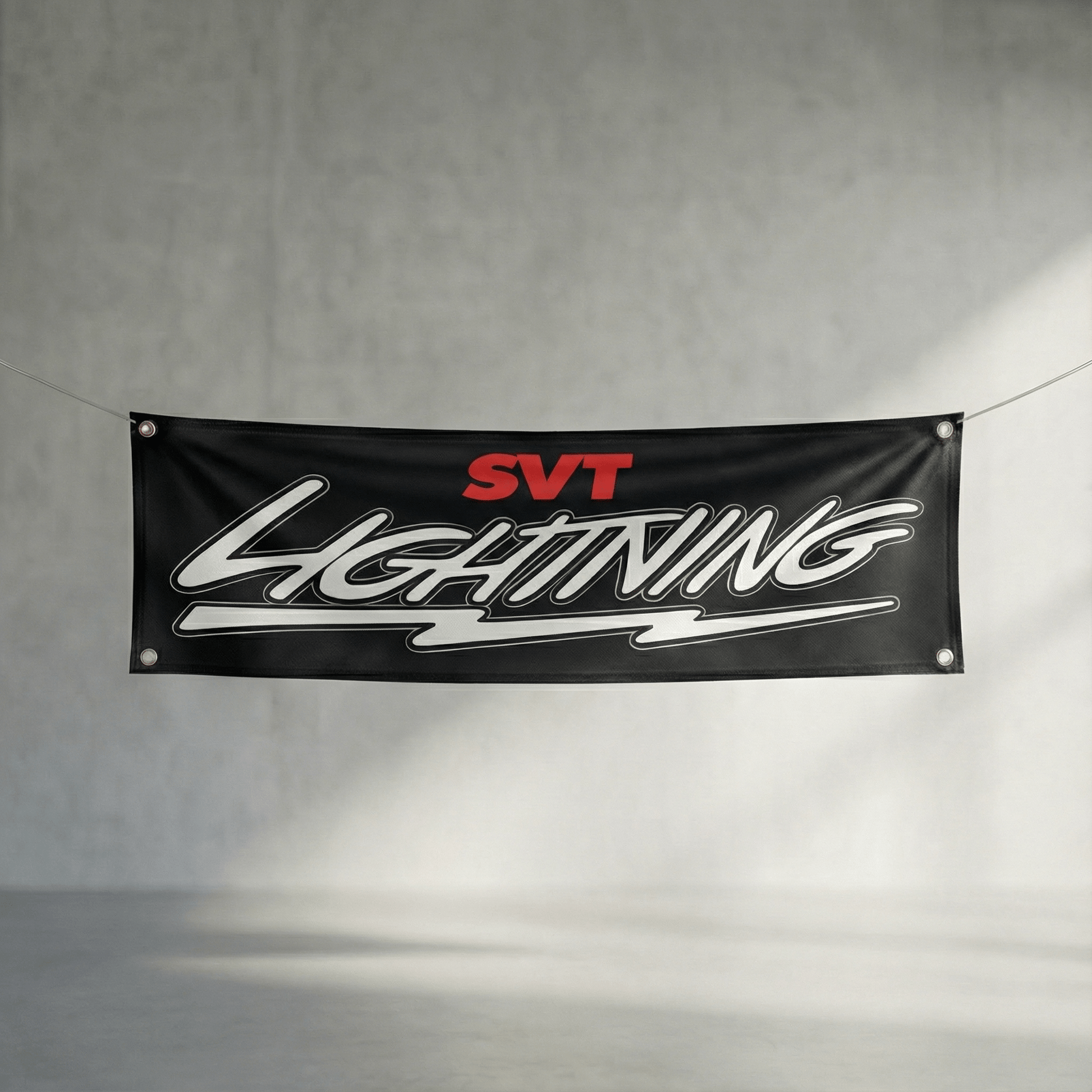 Mustang SVT Lightning Fabric Show Banner - Ford Show Parts