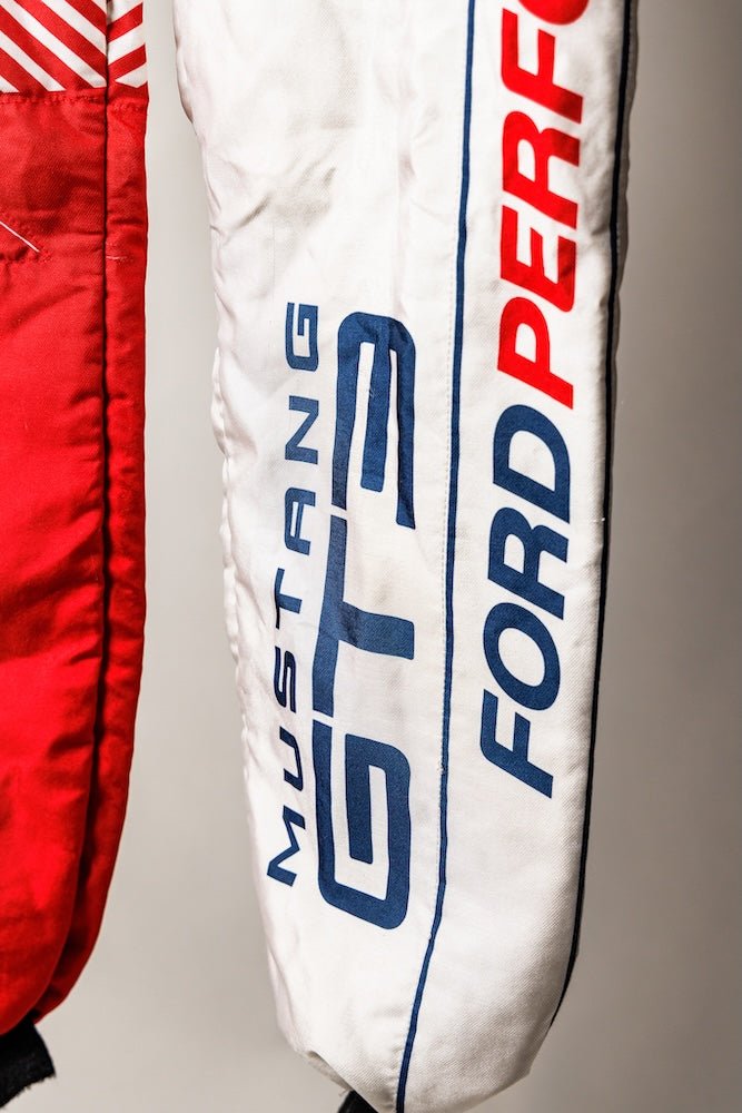 Race - Worn GT3 Mustang Suit Signed by Joey Hand - Ford Show Parts