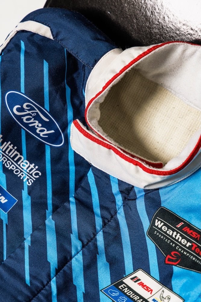 Race - Worn GT3 Mustang Suit Signed by Joey Hand - Ford Show Parts