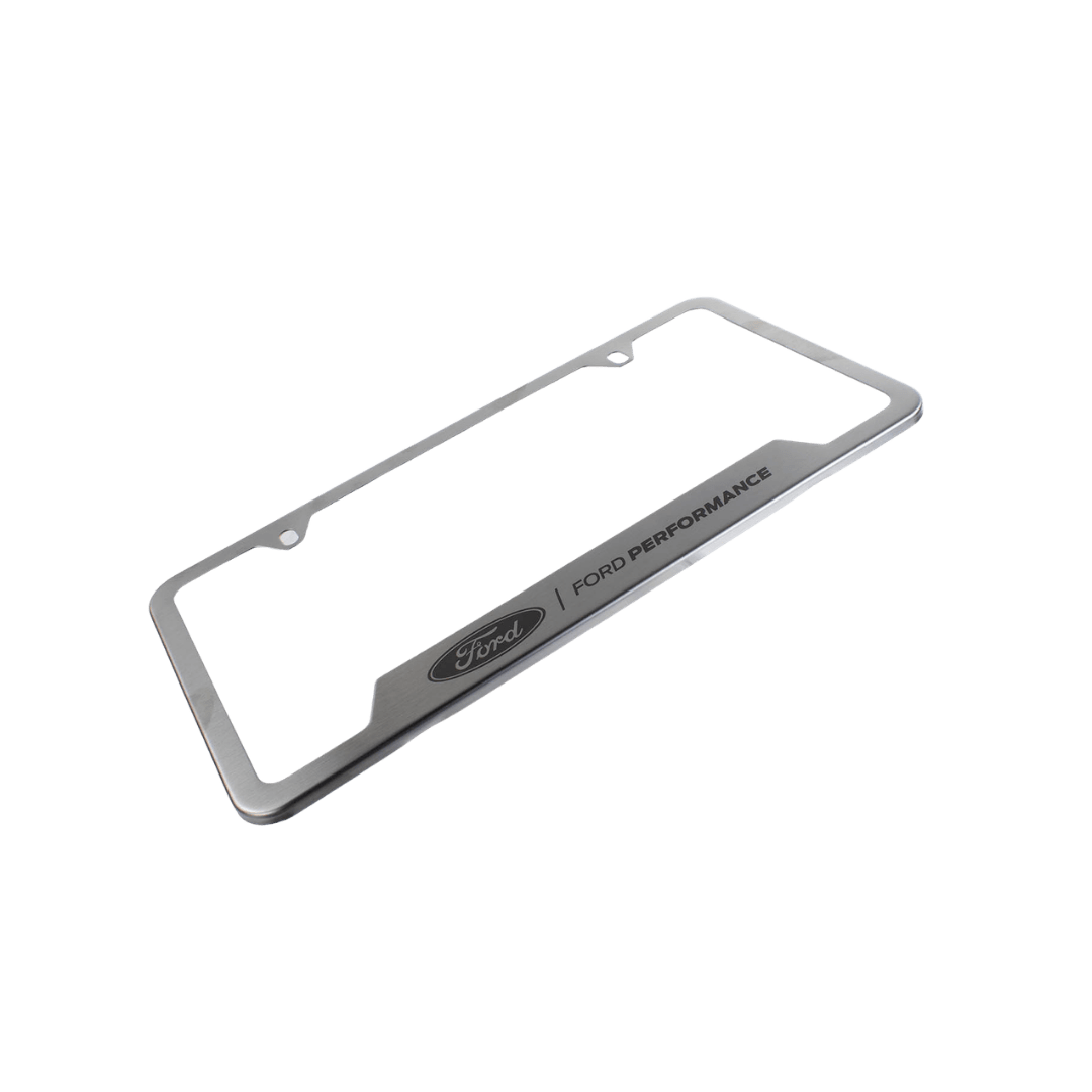 Stainless Steel Ford Performance License Plate Frame - Ford Show Parts