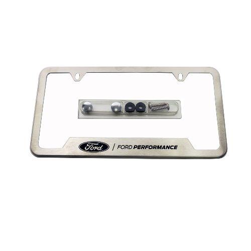 Stainless Steel Ford Performance License Plate Frame - Ford Show Parts