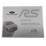 Focus RS Certificate of Authenticity 