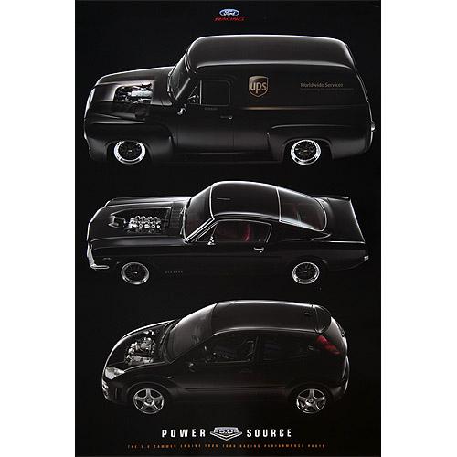 Ford Racing 5.0 Cammer Poster