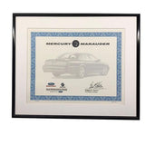 Mercury Marauder Certificate
