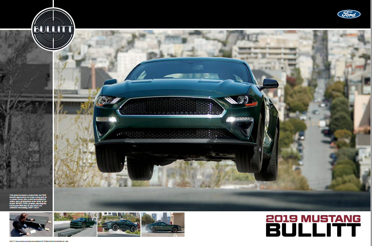 2019 Mustang Bullitt Poster (Dealer Exclusive)
